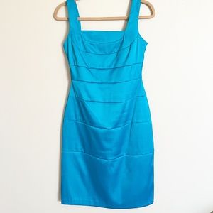 AB Studio Blue Y2K Bodycon Dress Size 2